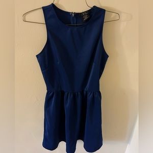 Blue Simple Dress